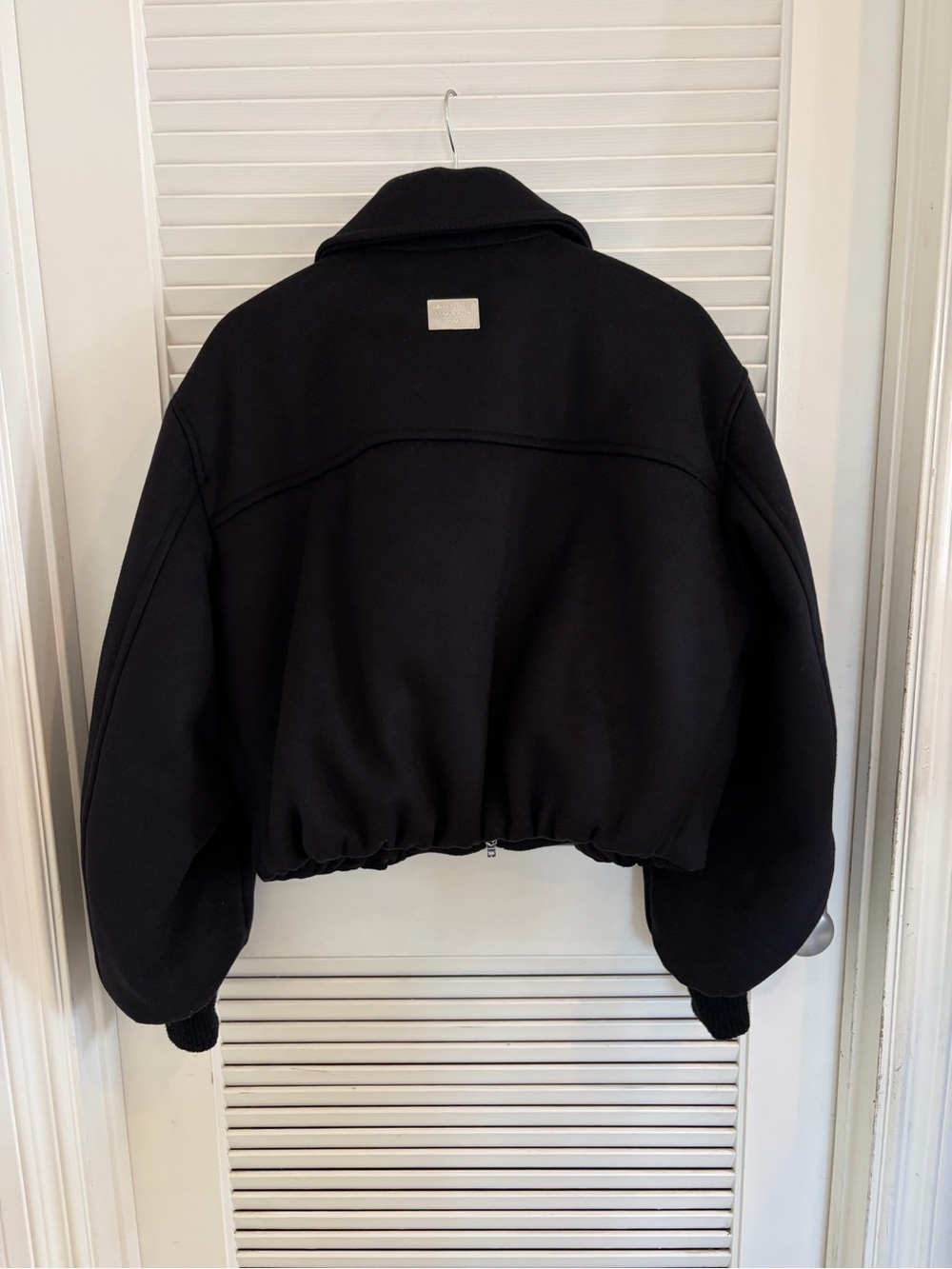 Acne Studios Black Zip-Front Bomber Jacket - Picture 2 of 11